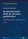 Gesellschaftsrecht I. Recht der Personengesellschaften, eBook